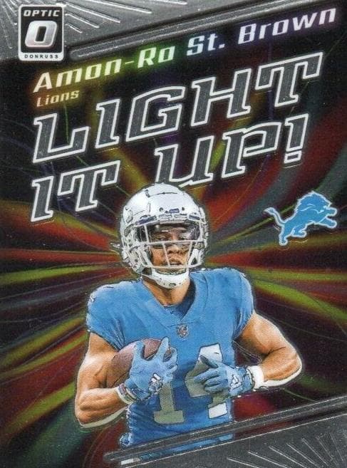 Amon-Ra St. Brown 2023 panini Panini Donruss Optic