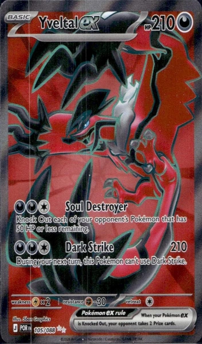 Yveltal EX #105