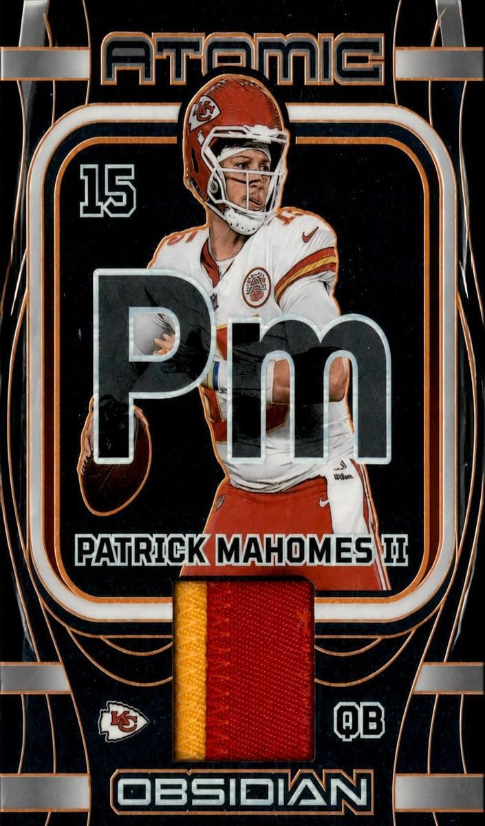 Patrick Mahomes II 2023 panini Obsidian