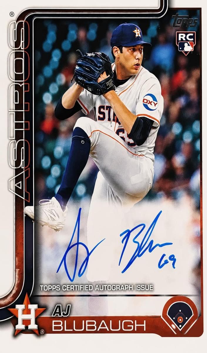 AJ Blubaugh 2025 topps Topps Update