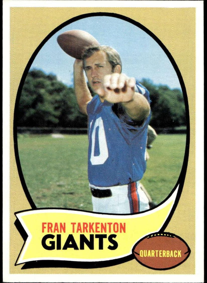 Fran Tarkenton 1970 topps Topps