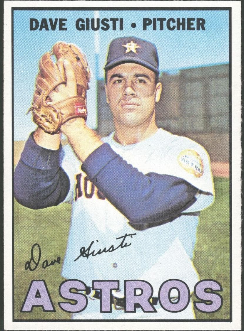 Dave Giusti 1967 topps Topps