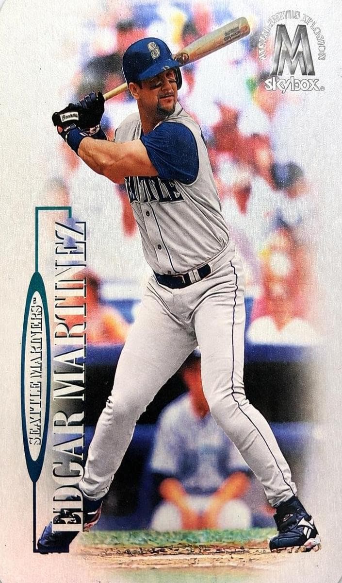 Edgar Martinez 1999 fleer SkyBox Molten Metal