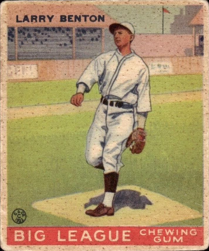 Larry Benton 1933 unknown Goudey