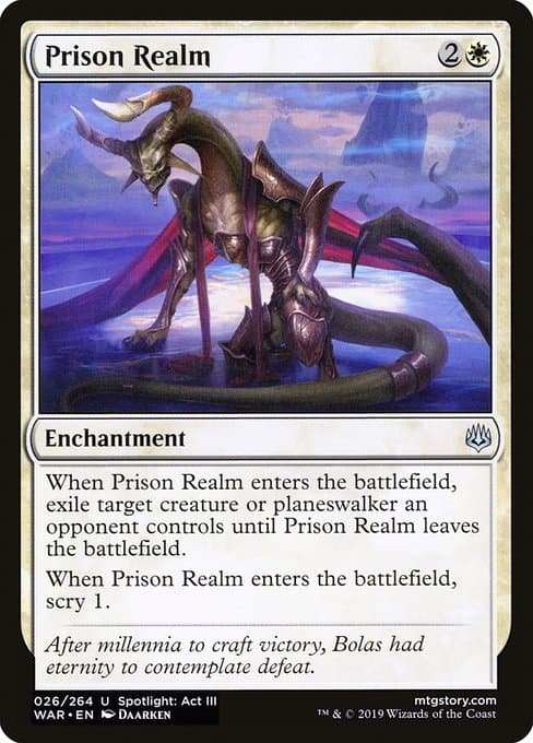 Prison Realm 2019 Magic: The Gathering War of the Spark