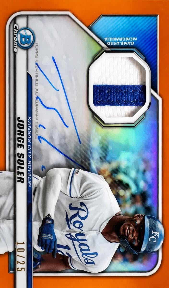 Jorge Soler 2020 bowman Bowman Chrome