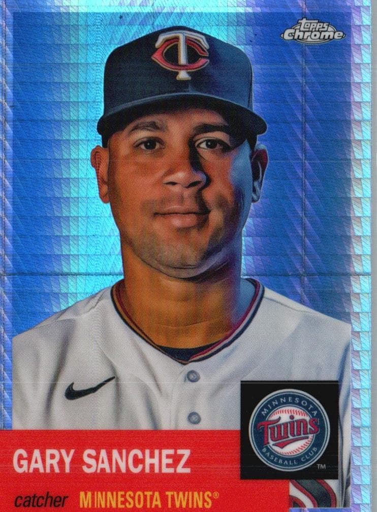 Gary Sanchez 2022 topps Topps Chrome Platinum Anniversary