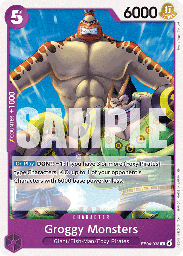 Groggy Monsters #EB04-033