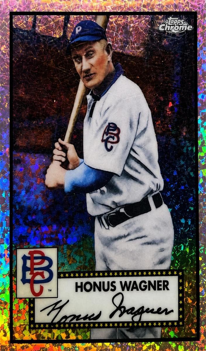Honus Wagner 2021 topps Topps Chrome Platinum Anniversary