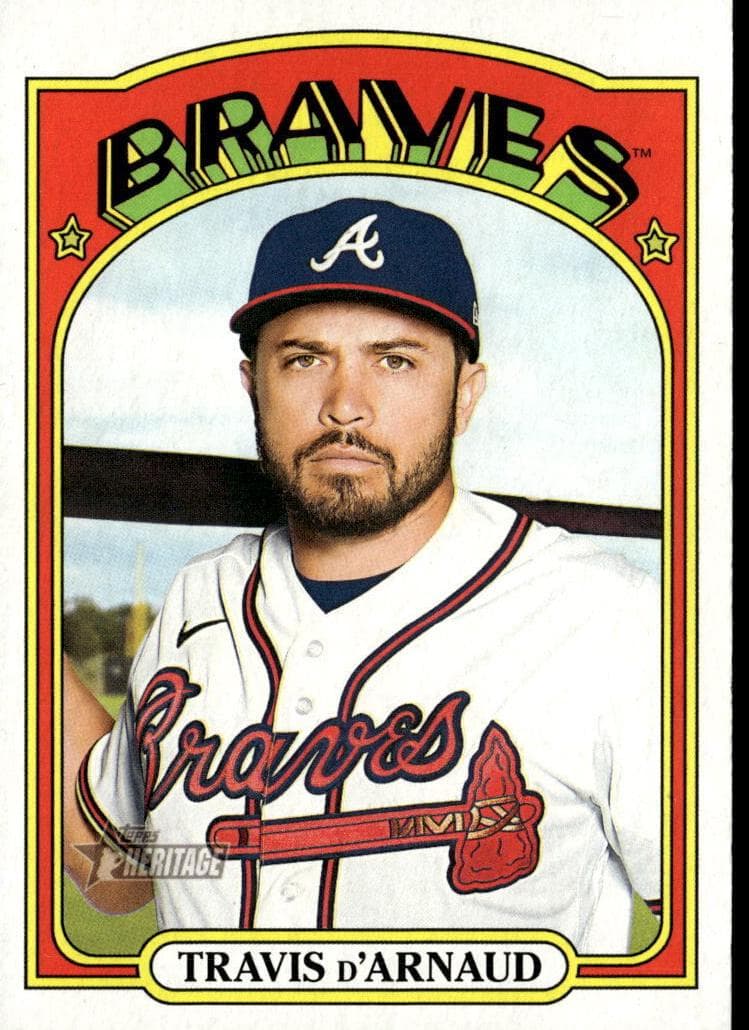 Travis d'Arnaud 2021 topps Topps Heritage