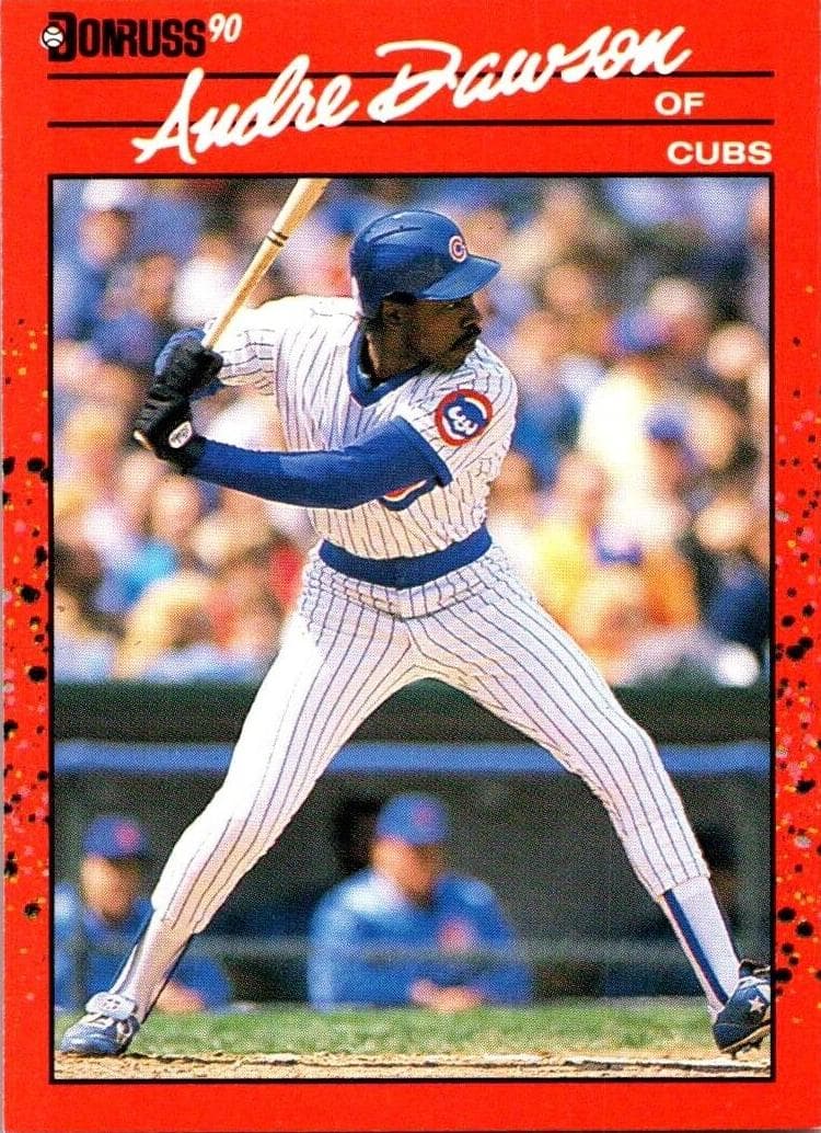 Andre Dawson 1990 panini Donruss