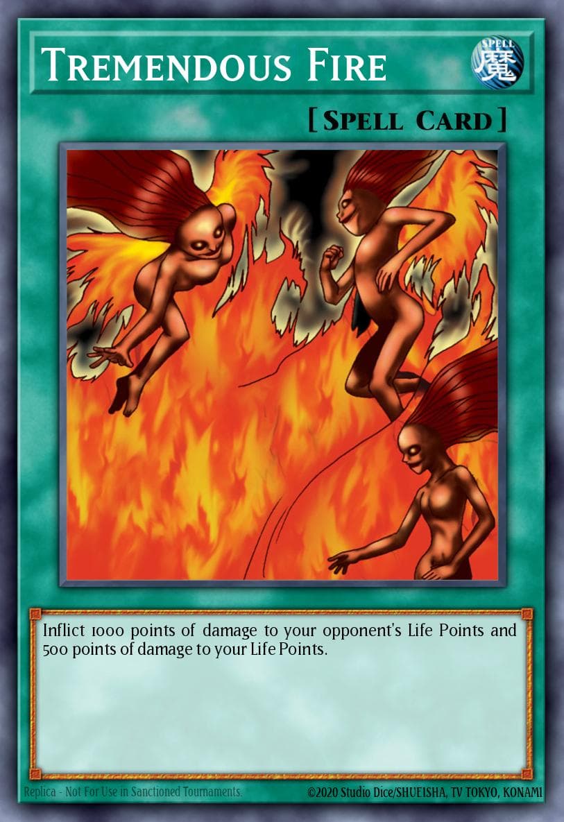 Tremendous Fire 2002 Yu-Gi-Oh! Japanese Metal Raiders