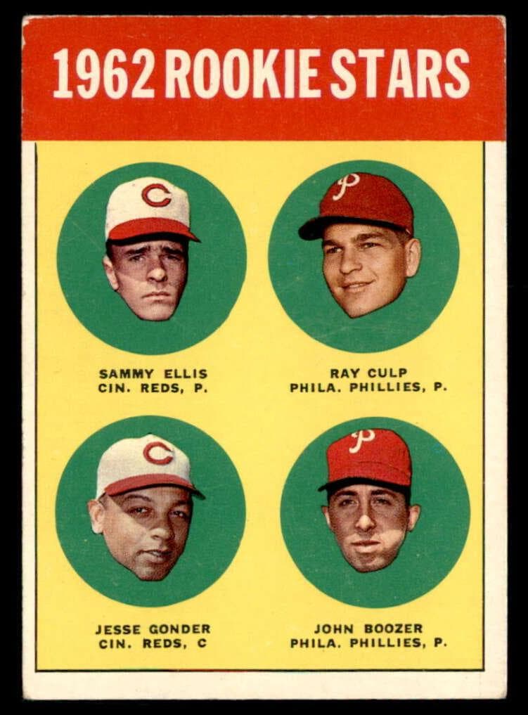 1963 Rookie Stars (Sammy Ellis / Ray Culp / Jesse Gonder / John Boozer) #29