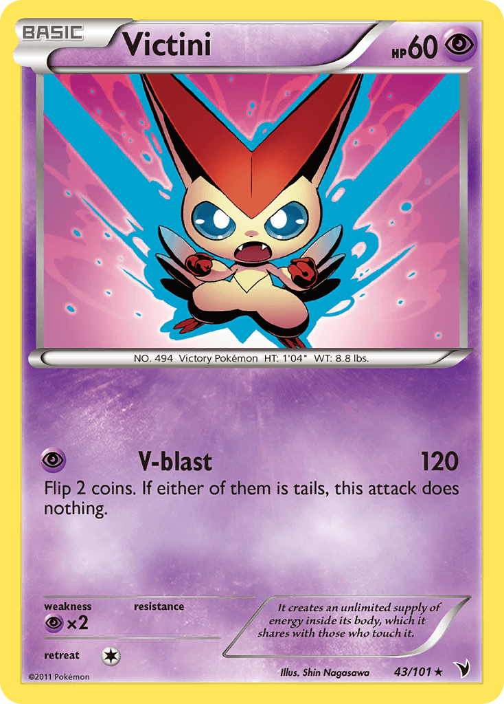 Victini 2011 Pokemon Noble Victories