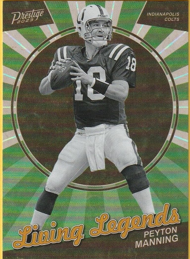 Peyton Manning 2023 panini Prestige Living Legends