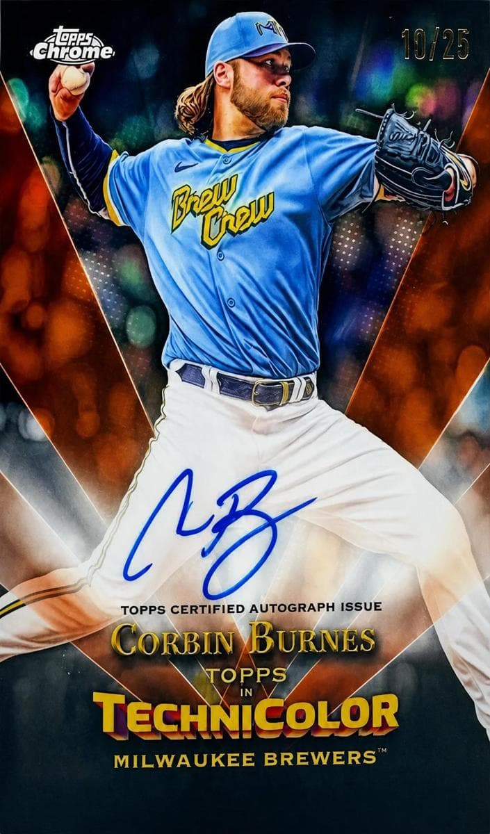 Corbin Burnes 2023 topps Topps Chrome
