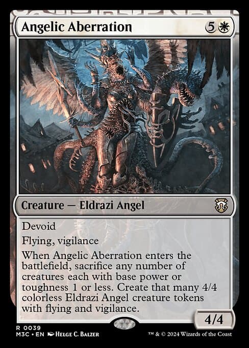 Angelic Aberration 2024 Magic: The Gathering Modern Horizons 3 Commander