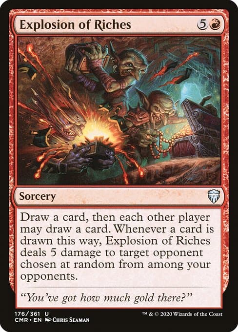 Explosion of Riches 2020 Magic: The Gathering Commander Legends