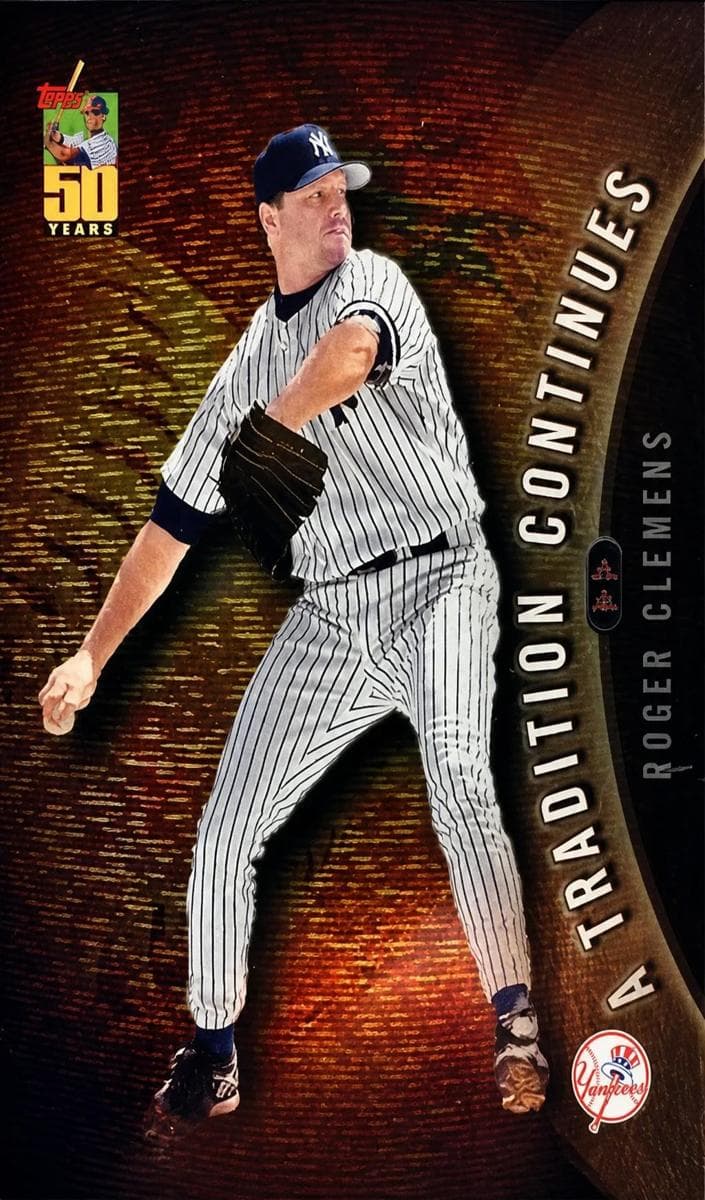 Roger Clemens 2001 topps