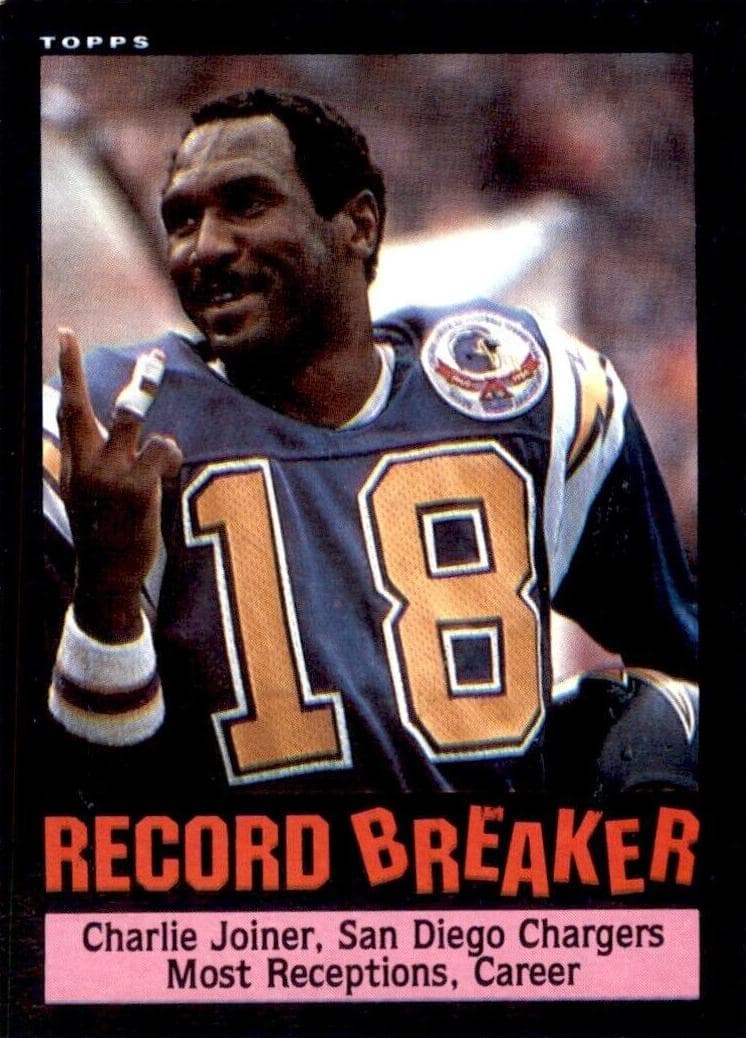 Charlie Joiner 1985 topps