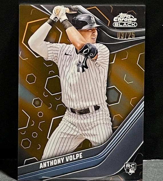 Anthony Volpe 2023 topps Topps Chrome Black