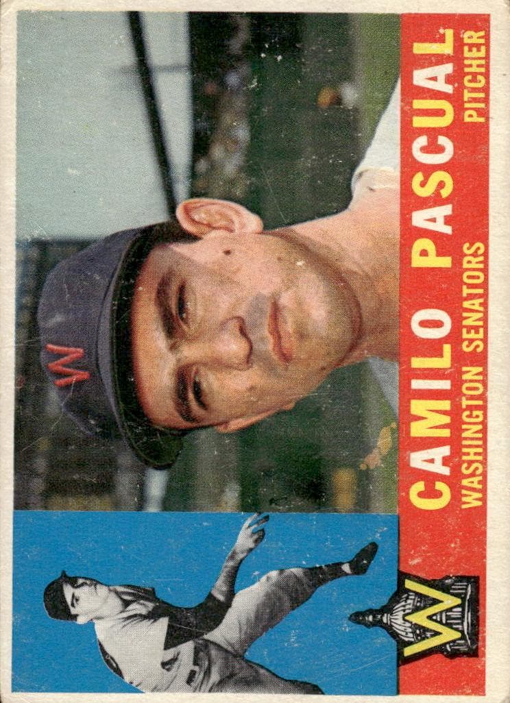 Camilo Pascual 1960 topps Topps
