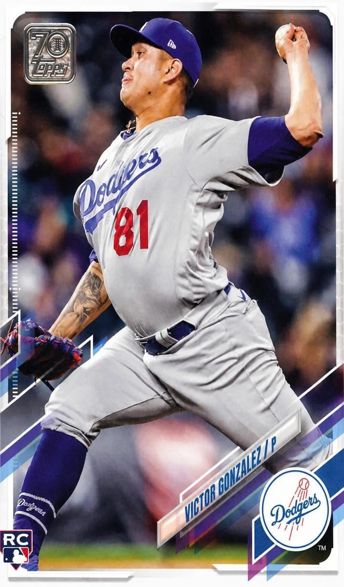 Victor Gonzalez 2021 topps Topps Update
