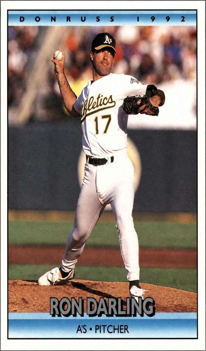 Ron Darling 1992 panini Donruss
