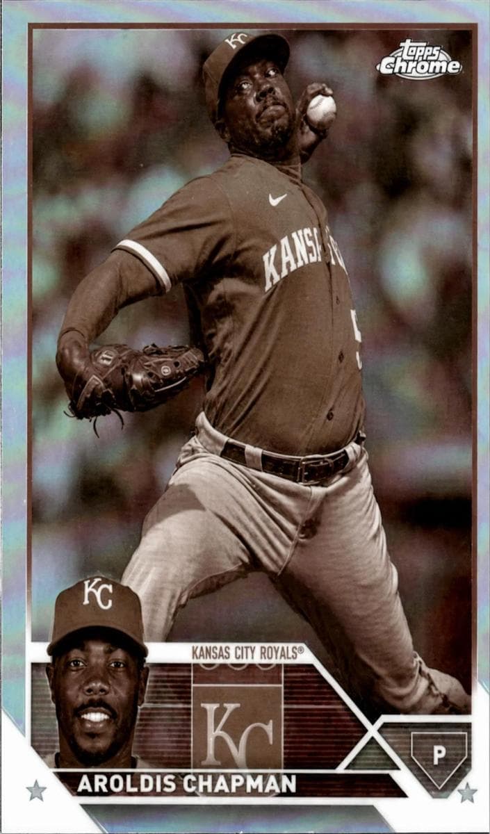 Aroldis Chapman 2023 topps Topps Chrome Update