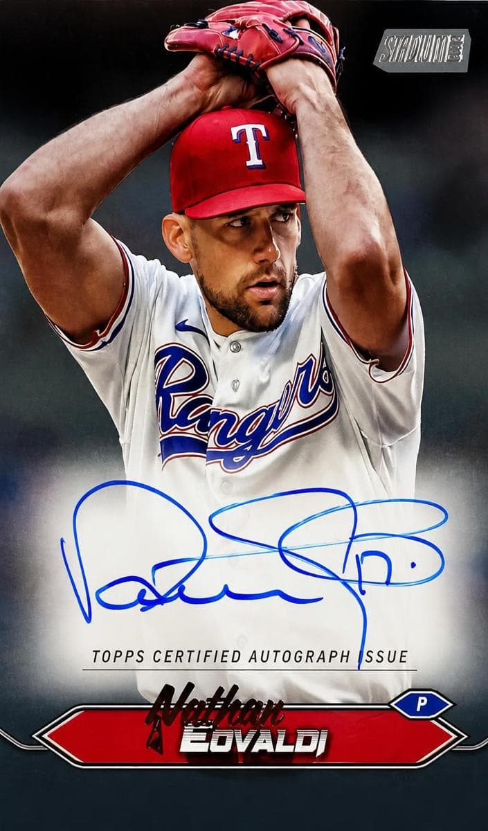 Nathan Eovaldi 2024 topps Stadium Club