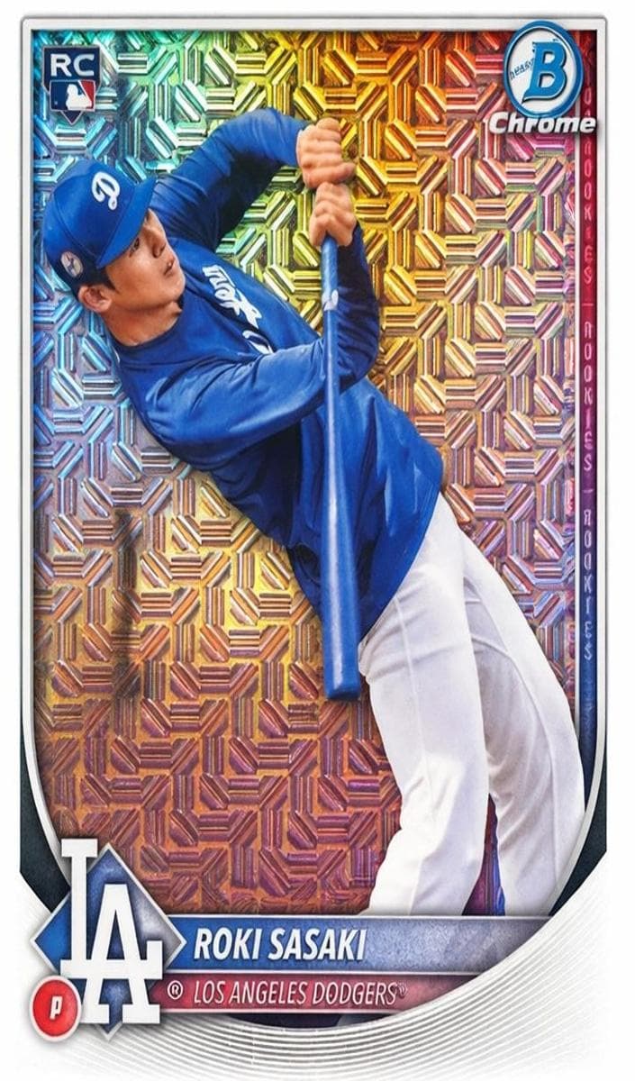 Roki Sasaki 2025 bowman