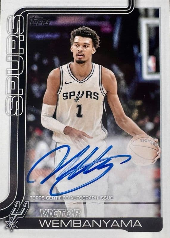 Victor Wembanyama 2025 topps