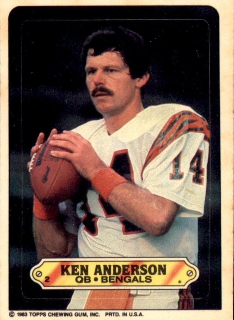 Ken Anderson 1983 topps Topps