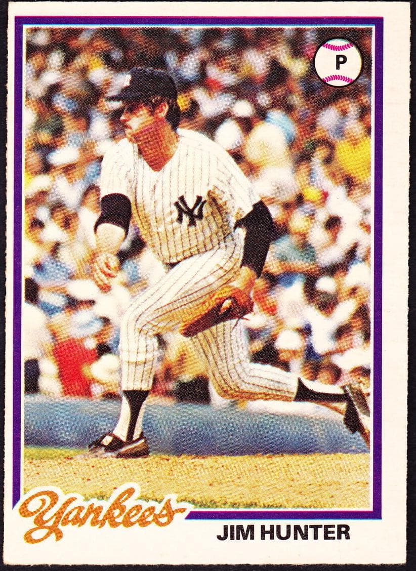 Jim Hunter 1978 topps