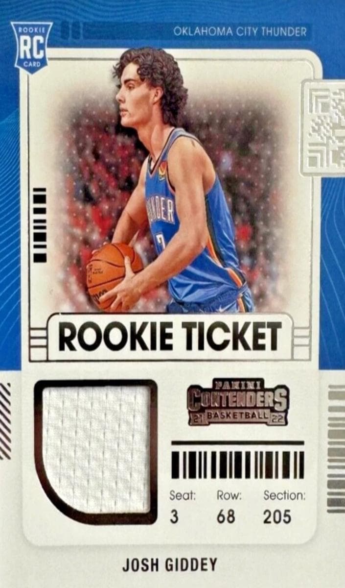 Josh Giddey 2021 panini