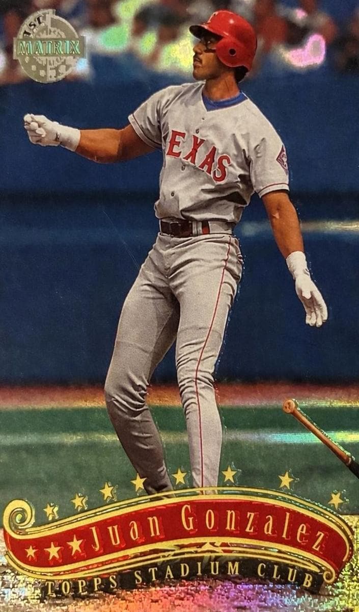 Juan Gonzalez 1997 unknown Stadium Club