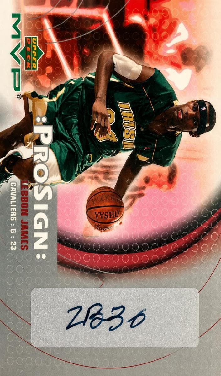 Lebron James 2003 upper-deck