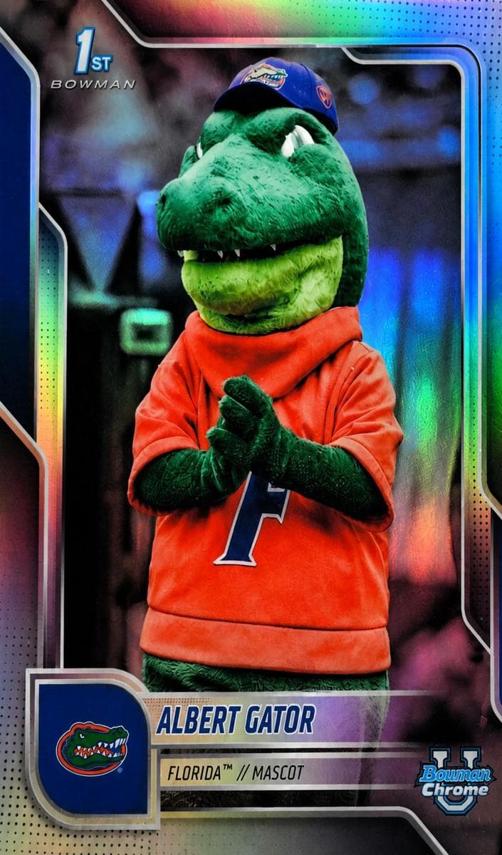 Albert E. Gator 2025 bowman Bowman University Chrome