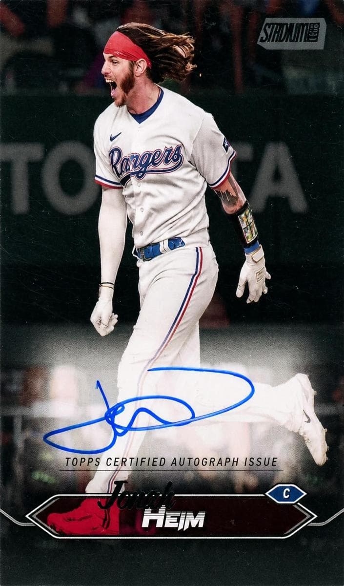 Jonah Heim 2024 topps Stadium Club