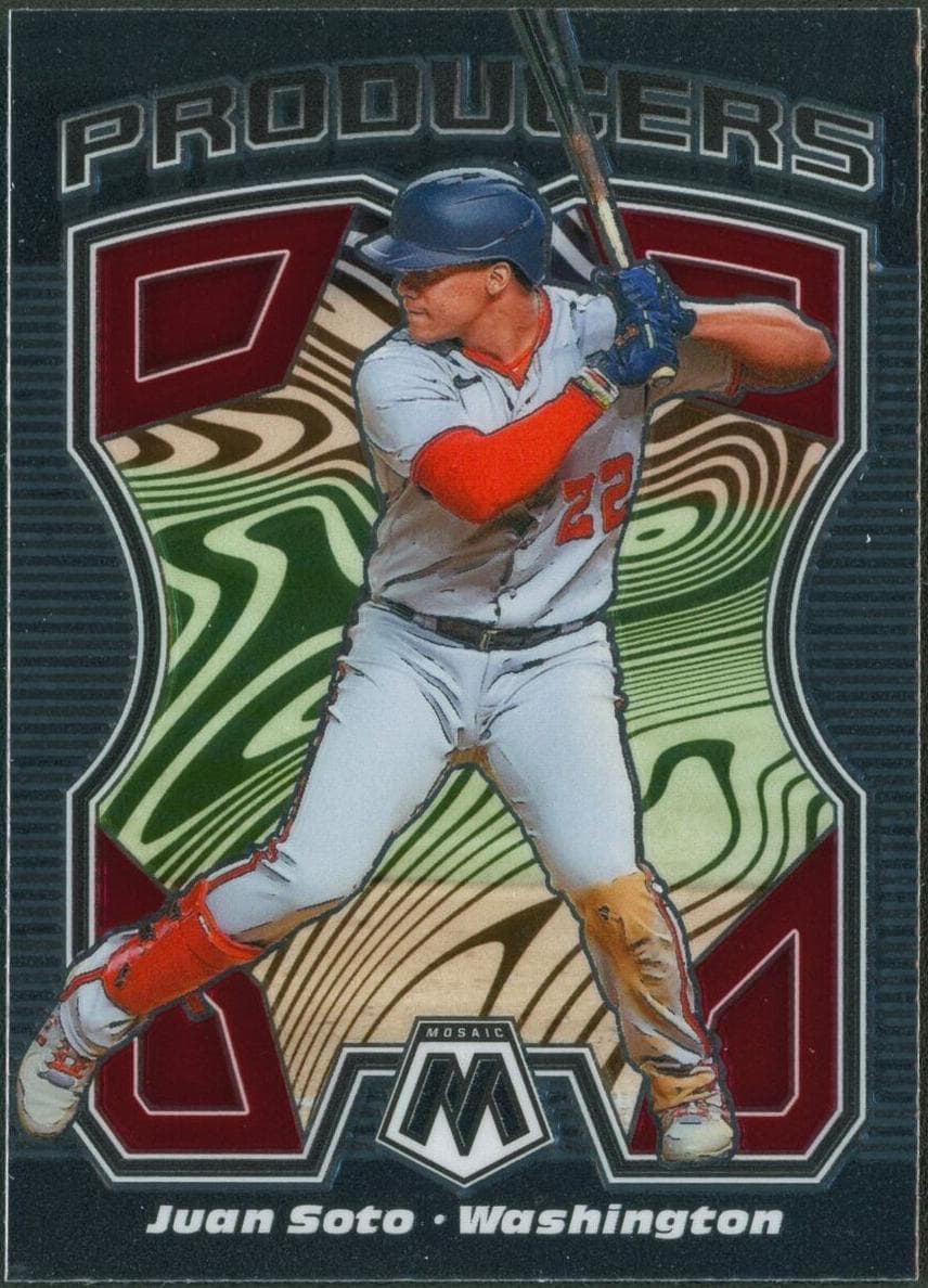Juan Soto 2021 panini Mosaic
