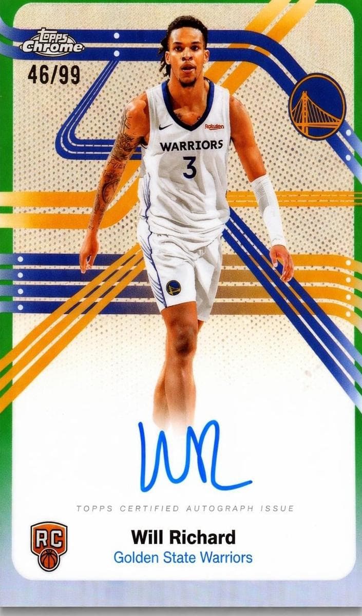 Nique Clifford 2025 topps Topps Chrome Sapphire