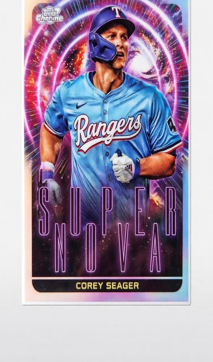 Corey Seager 2025 topps Topps Cosmic Chrome