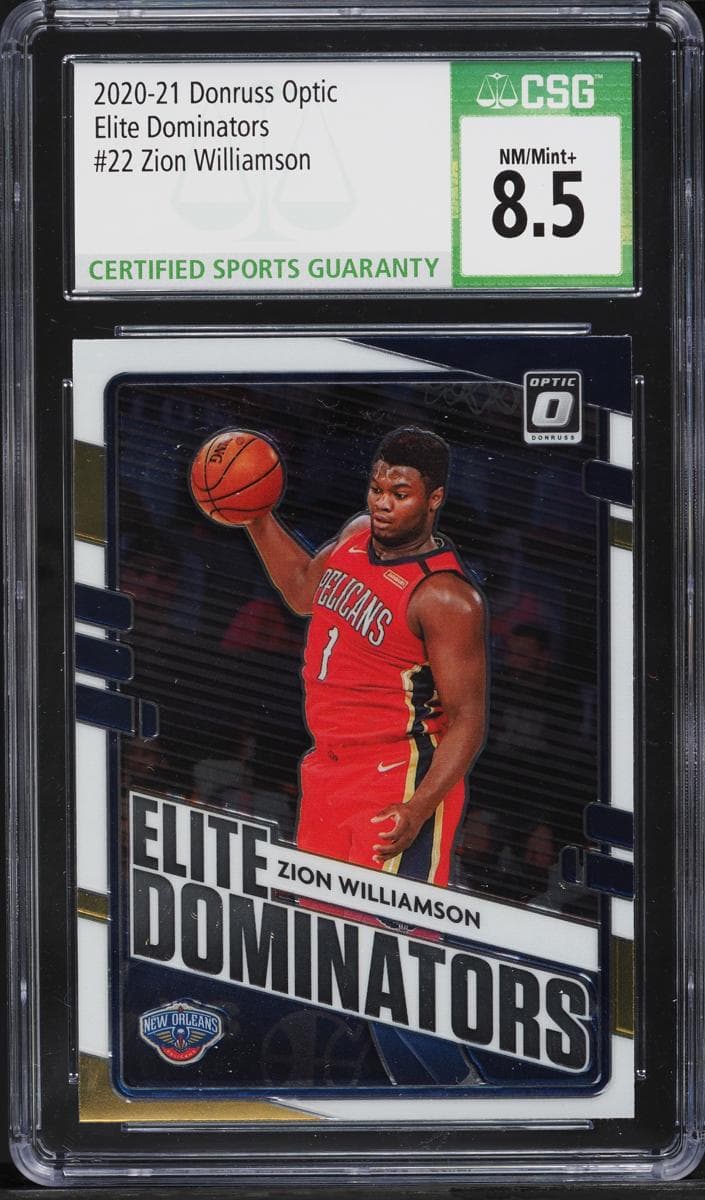 Zion Williamson 2020 panini Donruss Optic