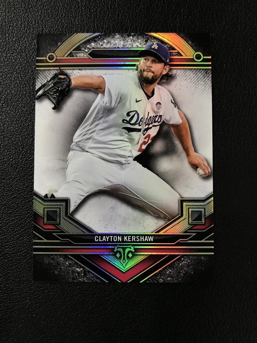 Clayton Kershaw 2024 topps Topps Triple Threads