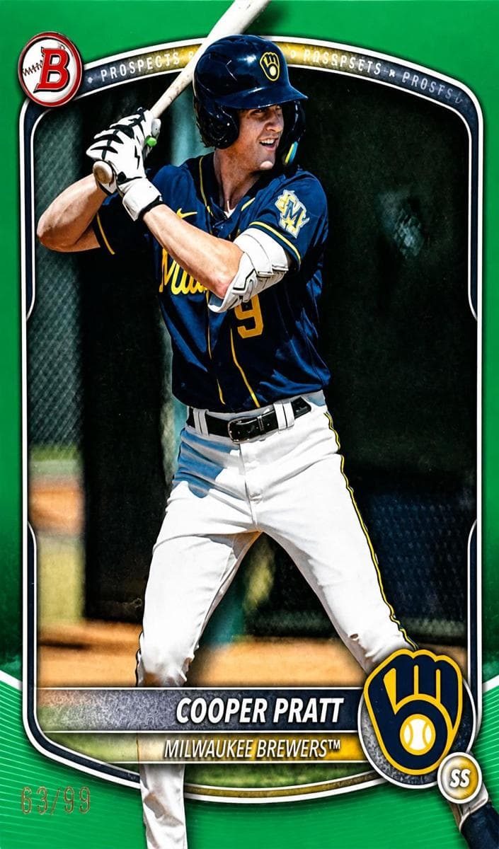 Cooper Pratt 2025 bowman Bowman Draft