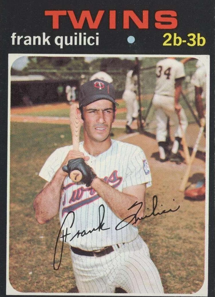 Frank Quilici 1971 topps Topps