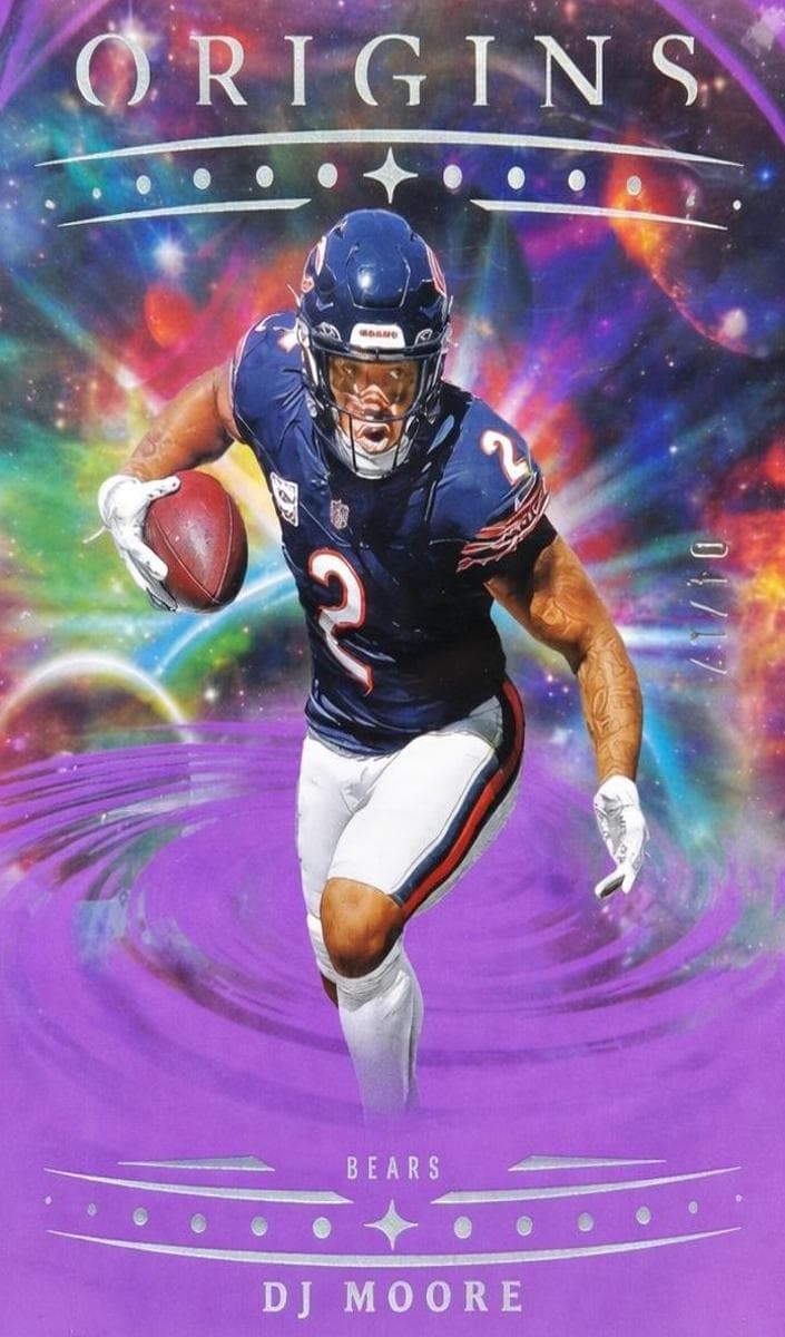 DJ Moore 2025 panini