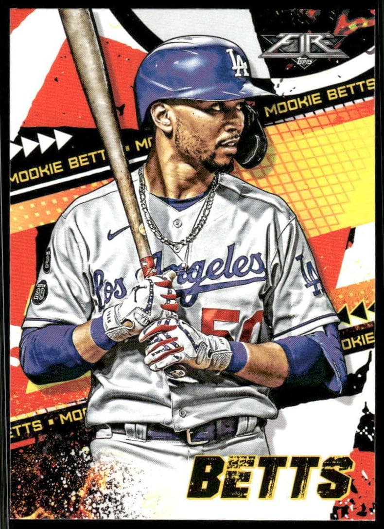 Mookie Betts 2022 topps Topps Fire