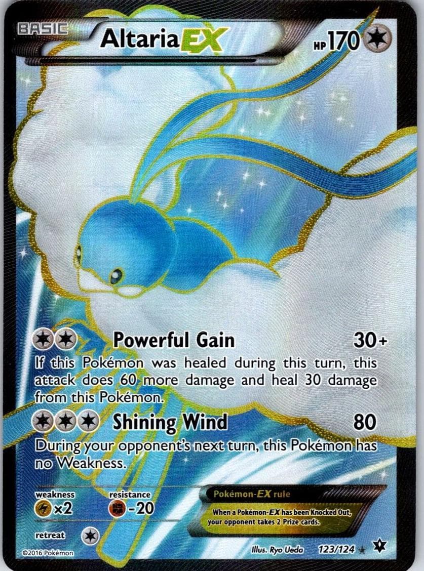 Altaria ex trading card