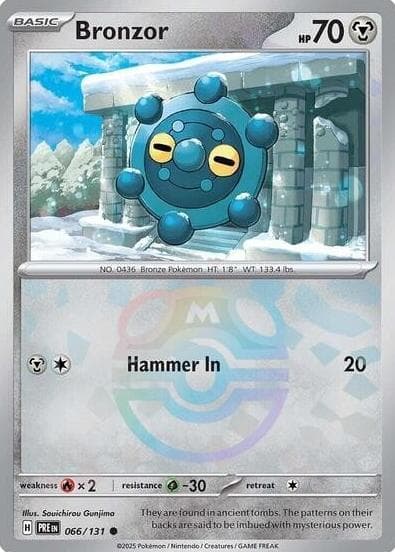 Bronzor trading card